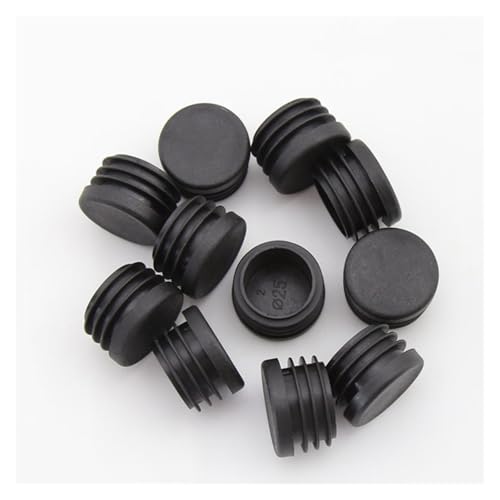 PSDFJAD ZHGUIMING 2–20 Stück rundes Stahlrohr, Kunststoff-Lochstopfen, Einsatz, Endkappe, Möbel-Stuhlbeinabdeckung, Metallrohr, Legierung, Leitergleitschutz(14mm,20pcs) von PSDFJAD