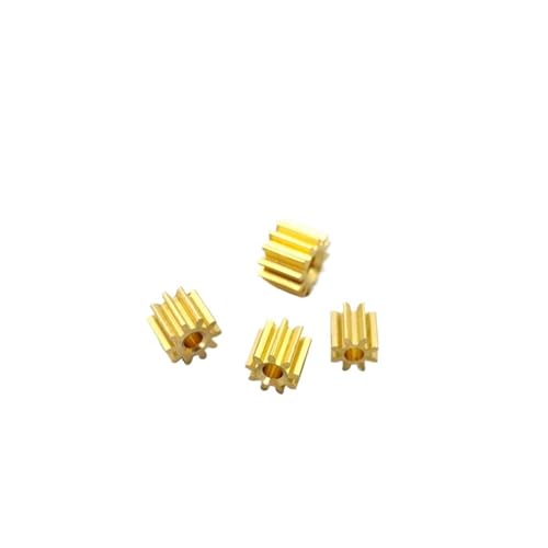 ZHGUIMING 1 STÜCKE 7T 8T 9T 10T 11T 12T 13T 14T 16T 18T Zähne 0,4 M Metallritzel Messing for Motoren mit 1 mm 1,5 mm 2 mm Wellengröße Ritzel(11T 1.98mm Hole) von PSDFJAD