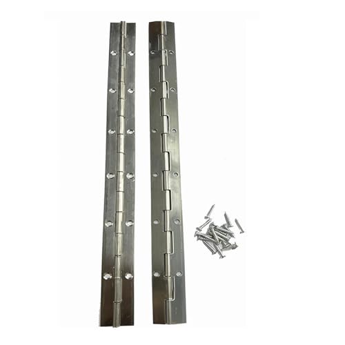 ZHGUIMING 2 Stück 6-48 Zoll 270° Klavierscharniere, Edelstahl-Langscharniermöbel, Marine – 201 SS rostfrei(2pc 10in254x30x1.2mm) von PSDFJAD