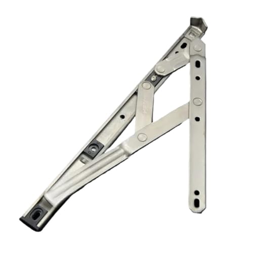 ZHGUIMING 2 Stücke 12 "14" 16 "18" 304 Edelstahl Schwere Flügelfenster Reibung Scharnier Bleiben Top Seite Scharnier Klammer Schiebe Halterung(Top Hinged W13.5mm,16 Inches Long) von PSDFJAD