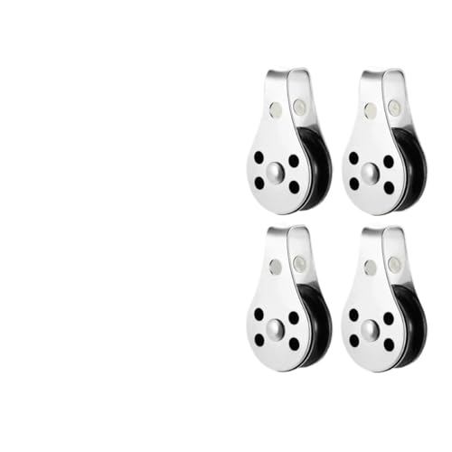 ZHGUIMING 26mm Edelstahl-Riemenscheibe Einzelrad Schwenkbares Hebeseil-Riemenscheiben-Set Heberadwerkzeuge Läuferboot-Zubehör(1PCS) von PSDFJAD