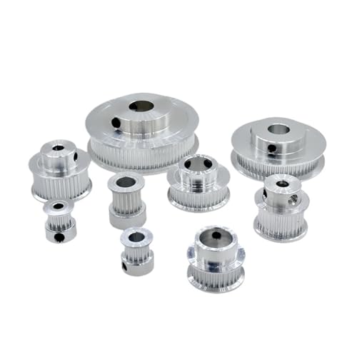 ZHGUIMING 2GT Synchronrad 2M 16T 20T 30T 36T 40T 48T 60T 80 Zahnriemenbreite 6/10mm Blende 5/6/8/10mm 3D-Drucker GT2 Riemenscheibe(6.35mm,40 TEETH_10MM) von PSDFJAD