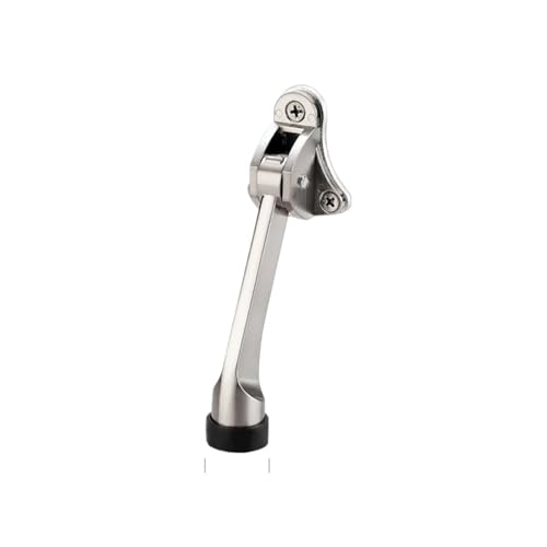 ZHGUIMING 2er-Pack Kickdown-Türstopper, gewerblicher Hochleistungs-Türstopper mit rutschfestem Gummi, Türhalter aus Zinklegierung, Türbeschläge(Brused Steel) von PSDFJAD