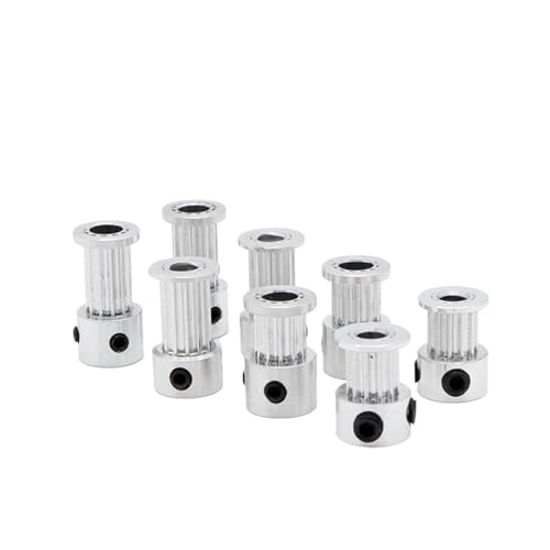 ZHGUIMING 3M 12T 14T 15T 17T 16T 20T 24T 3M Timing Pulley 3M Synchron Rad 20 Zähne 12 Zähne 12 14 15 16 17 20 24 Zähne HTD3M Pulley(8mm,14TEETH_15MM) von PSDFJAD