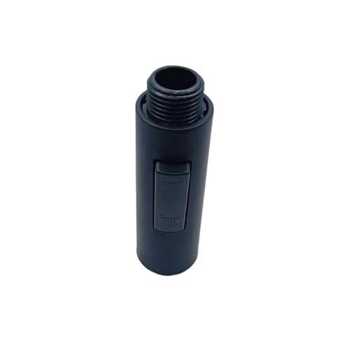 ZHGUIMING ABS Küche Ersatz Sprayer Pull Out Wasserhahn Spray Kopf 2 Funktion Mischbatterie Waschbecken Dusche Kopf(02 Black) von PSDFJAD