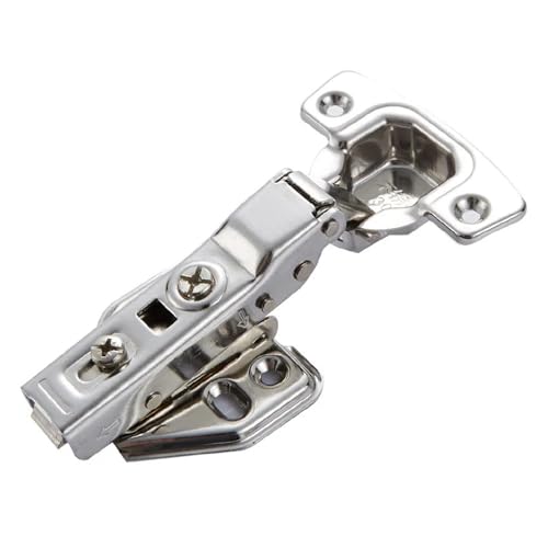 ZHGUIMING Edelstahl-Schranktürscharniere, 2/10 Stück, Dämpferpuffer, weich, leise, verdeckte Schranktürscharniere mit Schrauben, Hardware-Werkzeug(2PCS Inset) von PSDFJAD