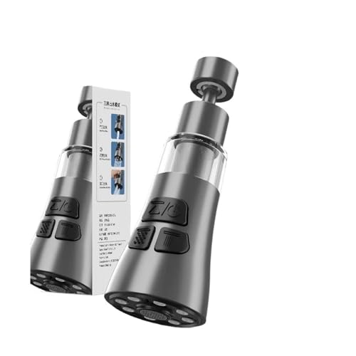 ZHGUIMING Küchenarmatur-Extender mit Filterfunktion, universeller 360°-Drehbelüfter, Spritzfilter, Waschbecken(C) von PSDFJAD