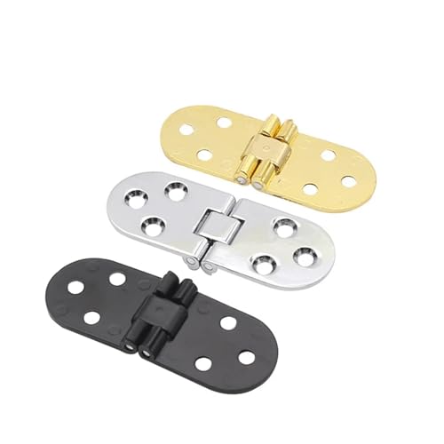 ZHGUIMING Möbelbeschläge Klappscharniere Selbsttragendes Klappscharnier for Tisch- und Schranktüren Unterputzscharniere for Küchenmöbel(Black 1pc) von PSDFJAD