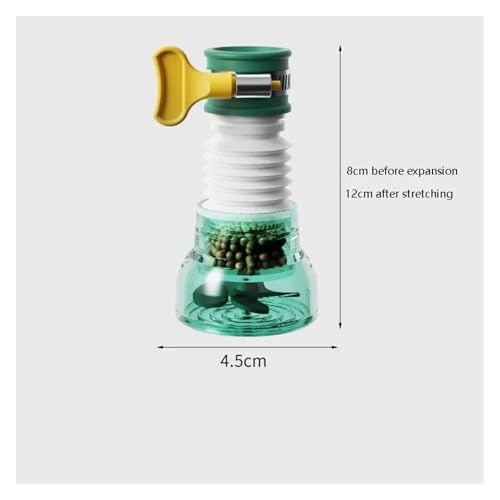 ZHGUIMING Rotation Küchenarmatur Tüllen Sprayer PVC Dusche Leitungswasserfilter Luftreiniger Düsenfilter von PSDFJAD