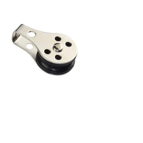 ZHGUIMING Seilrolle 316 Edelstahl 60 mm Drahtseil Kran Flaschenzug Hängendes Drahtschlepprad for 2 mm bis 8 mm Seil(5 Pieces,605) von PSDFJAD