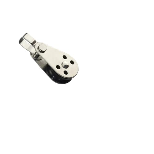 ZHGUIMING Seilrolle 316 Edelstahl 60 mm Drahtseil Kran Flaschenzug Hängendes Drahtschlepprad for 2 mm bis 8 mm Seil(5 Pieces,607) von PSDFJAD