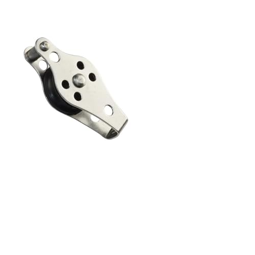 ZHGUIMING Seilrolle 316 Edelstahl 60 mm Drahtseil Kran Flaschenzug Hängendes Drahtschlepprad for 2 mm bis 8 mm Seil(5 Pieces,608) von PSDFJAD