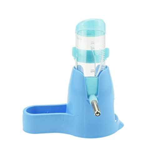 Hamster Wasserflasche Automatische Feeder Wasser Lebensmittelspender für kleine Tiere Meerschweinchen Ratte Kaninchen Zwerg Rennmäuseblau -Tier -Trinkflasche von PSFDEWT