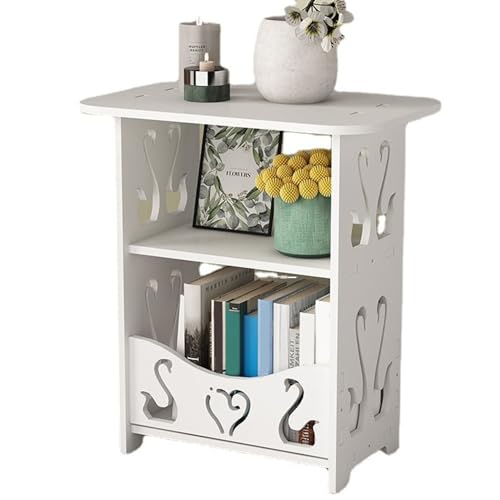 PSFDEWT Kleiner Nachttisch 11x16 Zoll Multifunktional Platz sparung weißes kleines Tischlager für Wohnzimmer Heimschlafzimmer PSFDEWT Kleiner Nachttisch 11x16 Zoll Multifunktional Platz sparung weißes kleines Tischlager für Wohnzimmer Heimschlafzimmer von PSFDEWT