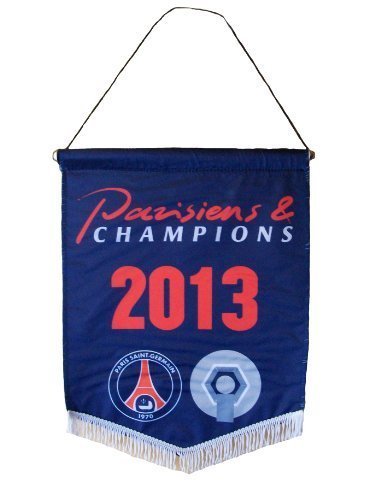 Fanion Géant PSG - Collection officielle PARIS SAINT GERMAIN - Champion de France 2013 - Football Ligue 1 - 36 x 29 cm von PSG