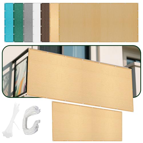 Sonnensegel Rechteckig 457 x 466 cm Rechteckig Atmungsaktiv 98% UV Schutz Segel Baldachin Segeltuch mit Ösen Seil HDPE UV Schutz Ohne Bohren für Garten Balkon, Creme Farben Sonnensegel Rechteckig 457 x 466 cm Rechteckig Atmungsaktiv 98% UV Schutz Segel Baldachin Segeltuch mit Ösen Seil HDPE UV Schutz Ohne Bohren für Garten Balkon, Creme Farben von PSHYJUN