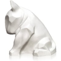 Bull Terrier Skulptur Weiß Matte Hund Kunst Home Decor Psiakrew Design von PSIAKREW