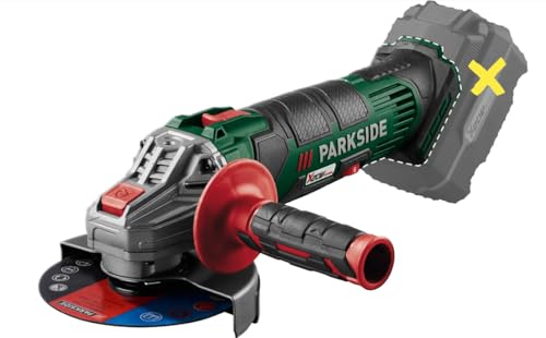 PARKSIDE® 20V Akku Winkelschleifer PWSA 20-Li E4, ohne Akku und Ladegerät von PSIDE