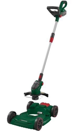 Parkside® 20V 3in1 Akku Rasentrimmer Trimmer Multitrimmer PAMT 20-Li A1, ohne Akku und Ladegerät, Kantenschneider, City Rasenmäher von PSIDE