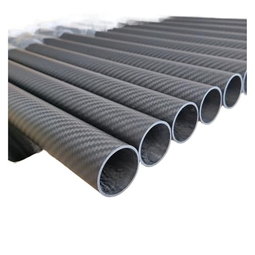 2 stücke Länge 500mm Carbon Fiber Rohr Härte Material Twill Matte OD4-30mm Rohre for Anlage Schutz Flugzeug(2pcs 20x14x500mm) von PSNKLMM