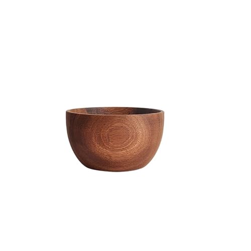 PSNKLMM 1Pcs Salat Schüssel Holz Handgemachte Geschirr Körner Getrocknete Früchte Flachen Mund(10CM) von PSNKLMM