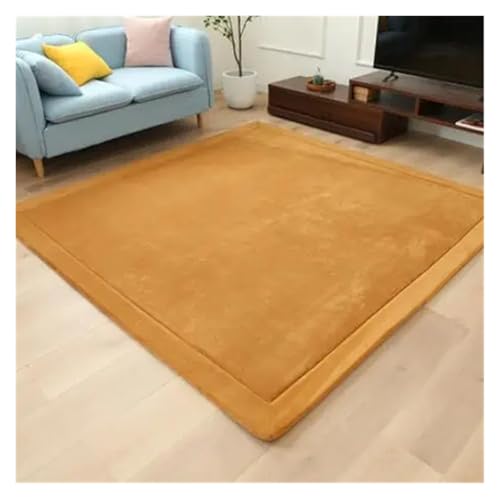 PSNKLMM 2CM Dicke Spielmatten Korallen Fleece Decke Teppich Kinder Krabbeln Verdickte Nacht Tatami Teppich Kissen Matratze(C,60cmx200cm) von PSNKLMM