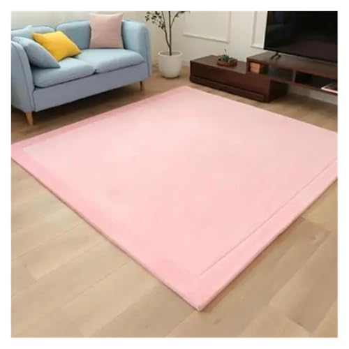 PSNKLMM 2CM Dicke Spielmatten Korallen Fleece Decke Teppich Kinder Krabbeln Verdickte Nacht Tatami Teppich Kissen Matratze(H,100cmx200cm) von PSNKLMM