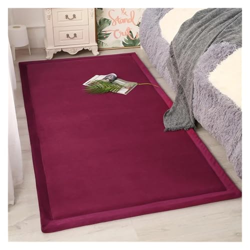 PSNKLMM Dicker Korallenvlies-Teppich for Wohnzimmer, Schlafzimmer, Kinder-Krabbelbodenmatte, Nachttisch, Sofa, Rutschfester Teppich(2,200x280cm) von PSNKLMM