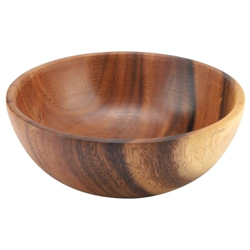 PSNKLMM Holz Salat Schüssel Massivholz Schalen for Suppe Reis Home Küche Utensilien(16x7cm) von PSNKLMM