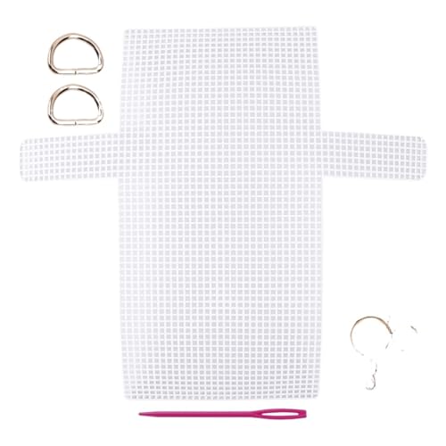 PSNKLMM Werkzeugmaterialien-Kit Mesh-Kunststoffrahmenblatt DIY Craft Schultertasche Zubehör Werkzeug PSNKLMM Werkzeugmaterialien-Kit Mesh-Kunststoffrahmenblatt DIY Craft Schultertasche Zubehör Werkzeug von PSNKLMM
