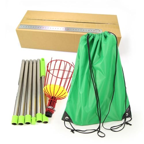 Teleskop Obstpflücker Edelstahl Apple Picking Gerät Tragbare Ernte Obst Collecto(C-3.2M(10.4FT)) von PSNKLMM