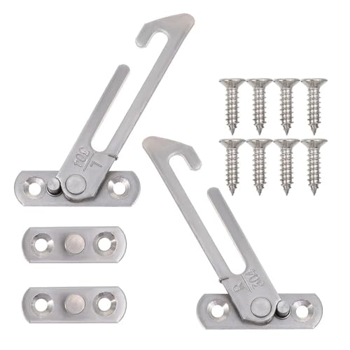 Window Lock Restrictor Lockssliding Edelstahl Haken Wing Stay Openingbrace Wind Guards von PSNKLMM
