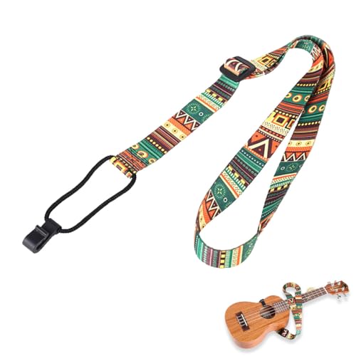 PSOWQ 1 Stück Ukulele Gurt ethnische Gitarrengurt, verstellbar mit Band zum Anklipsen 59cm-140cm, für Elektro Akustikbass Gurt für Gitarre, Bohemian Style,Maya-Stil PSOWQ 1 Stück Ukulele Gurt ethnische Gitarrengurt, verstellbar mit Band zum Anklipsen 59cm-140cm, für Elektro Akustikbass Gurt für Gitarre, Bohemian Style,Maya-Stil von PSOWQ
