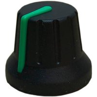 PSP 49009-GREEN 49009-GREEN Drehknopf mit Zeiger Schwarz, Grün (Ø x H) 18.8mm x 15.24mm von PSP