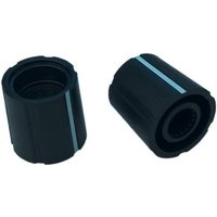PSP S130-618-1 S130-618-1 Drehknopf Schwarz (Ø x H) 13mm x 13.5mm von PSP