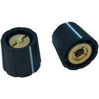 PSP S150-400-1 S150-400-1 Drehknopf Schwarz (Ø x H) 15mm x 13.5mm 1St. von PSP