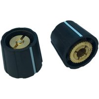 PSP S150-600-1 S150-600-1 Drehknopf Schwarz (Ø x H) 15mm x 13.5mm 1St. von PSP