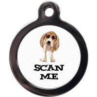 Beagle Scan Me Haustiermarke - Hundekatzenmarke Benutzerdefinierter Text Auf Der Rückseite Beagle Scan Me Haustiermarke - Hundekatzenmarke Benutzerdefinierter Text Auf Der Rückseite von PSPetTag