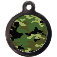 Camo - Pink Und Grün Gemusterter Haustieranhänger Camo - Pink Und Grün Gemusterter Haustieranhänger von PSPetTag