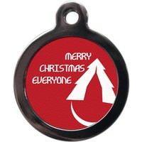Frohe Weihnachten An Alle - Hund Katze Festliche Haustier Tags von PSPetTag