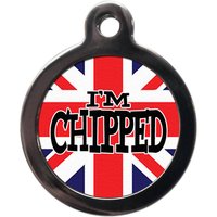I'm Chipped Union Jack-Haustiermarke - Verschiedene Designs Erhältlich I'm Chipped Union Jack-Haustiermarke - Verschiedene Designs Erhältlich von PSPetTag