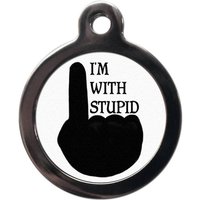 I'm With Stupid Haustiermarke I'm With Stupid Haustiermarke von PSPetTag