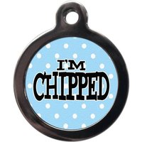 Ich Bin Chipped Haustiermarke von PSPetTag