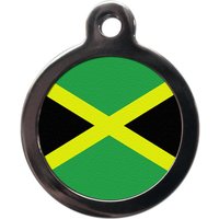 Jamaika-Flagge Als Haustieranhänger Jamaika-Flagge Als Haustieranhänger von PSPetTag