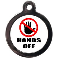 Lustige Personalisierte Haustiermarke - Hands Off Pet Tag Lustige Personalisierte Haustiermarke - Hands Off Pet Tag von PSPetTag