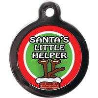 Lustige Weihnachtsanhänger Des Weihnachtsmannes Helfer von PSPetTag
