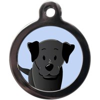 Personalisierte Haustiermarke - Schwarzer Labrador-Haustiermarke von PSPetTag
