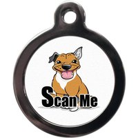 Staffy Staffie Scan Me Haustiermarke von PSPetTag