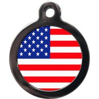 Usa Stars & Stripes Flagge Haustier Tags von PSPetTag