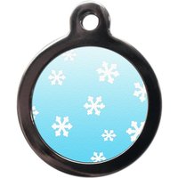Weihnachtsschneeflocken Haustiermarke - Feiertags-Festliche Tags von PSPetTag